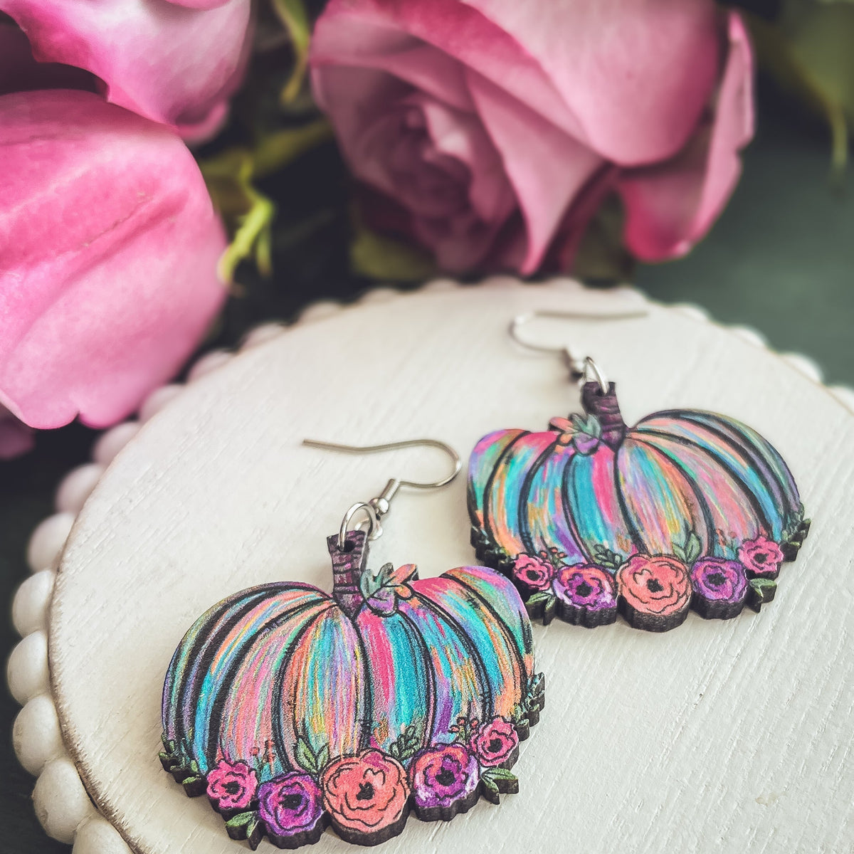 Adorable Fall Pumpkin Earrings
