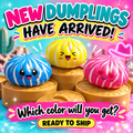 MYSTERY STRIPED DUMPLINGS ARE HERE | THEY HAVE THE BEST EXPRESSIONS!