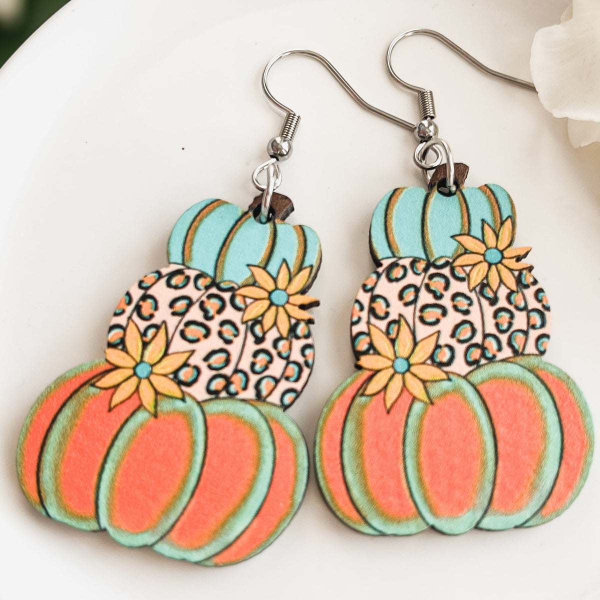 Adorable Fall Pumpkin Earrings