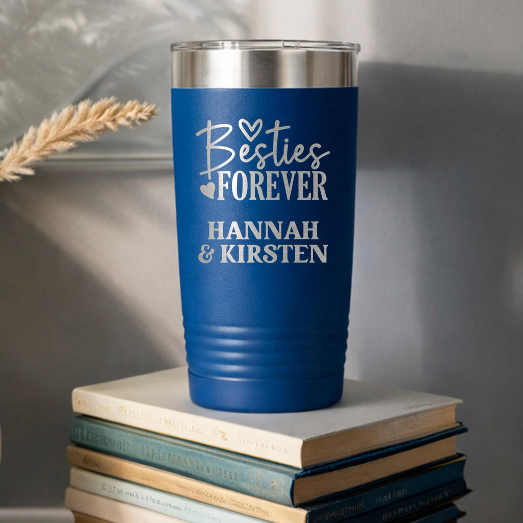 Personalized Travel Tumbler – Custom Friendship Gift | Double Wall Insulated Mug