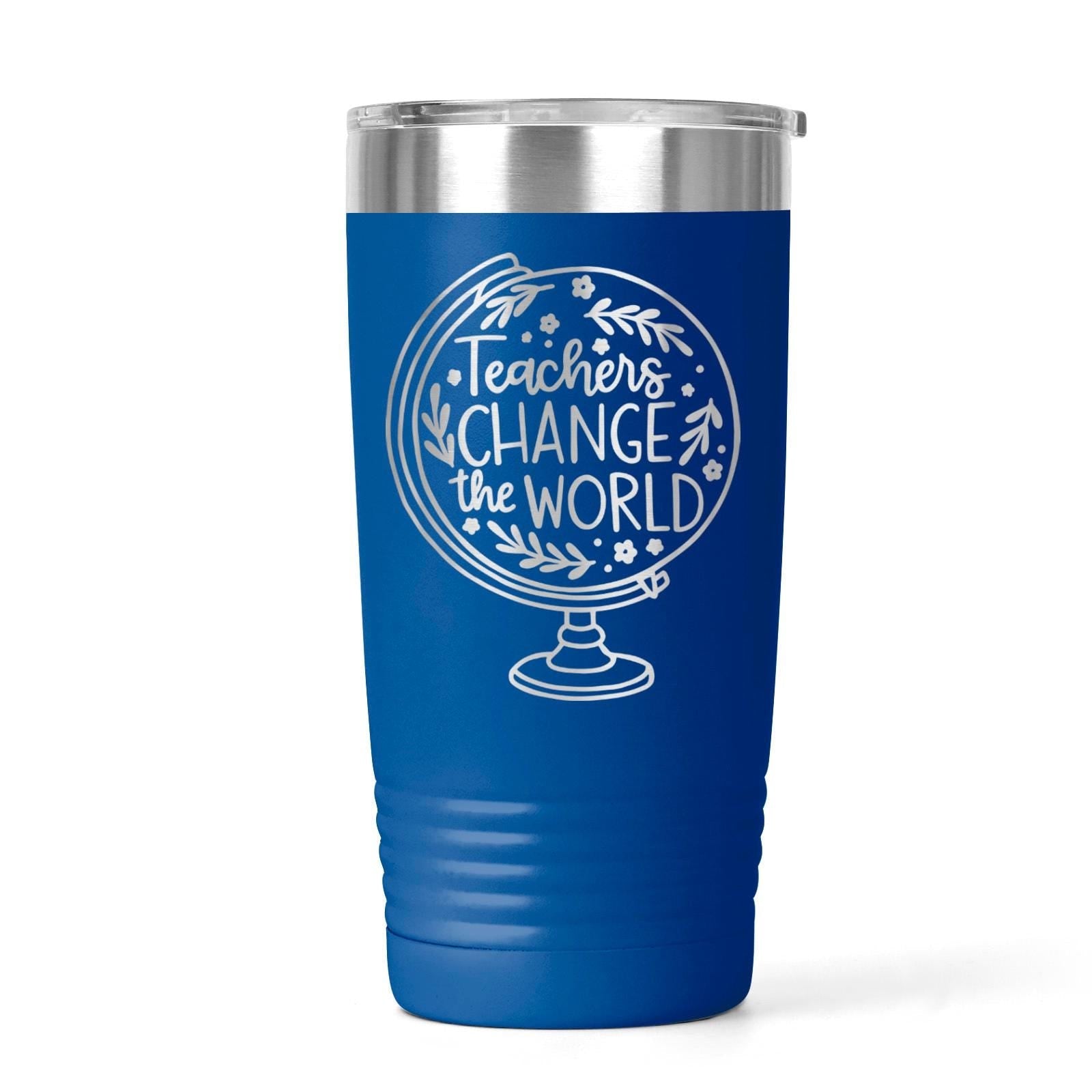 Teachers Coffee Tumbler - Double Wall Mug | Insulated Travel Cup, Durable Reusable Cup