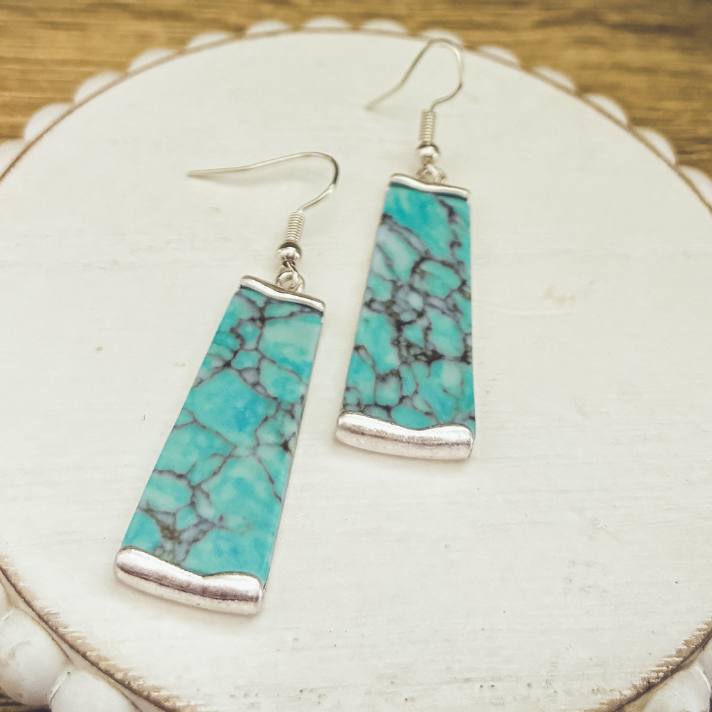Beautiful Silver and Turquoise Earrings