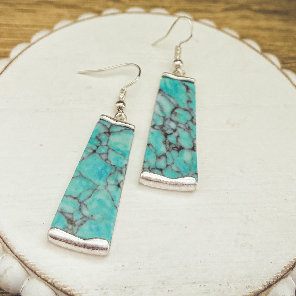 Beautiful Silver and Turquoise Earrings
