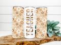 Boho Teacher Name Tumbler