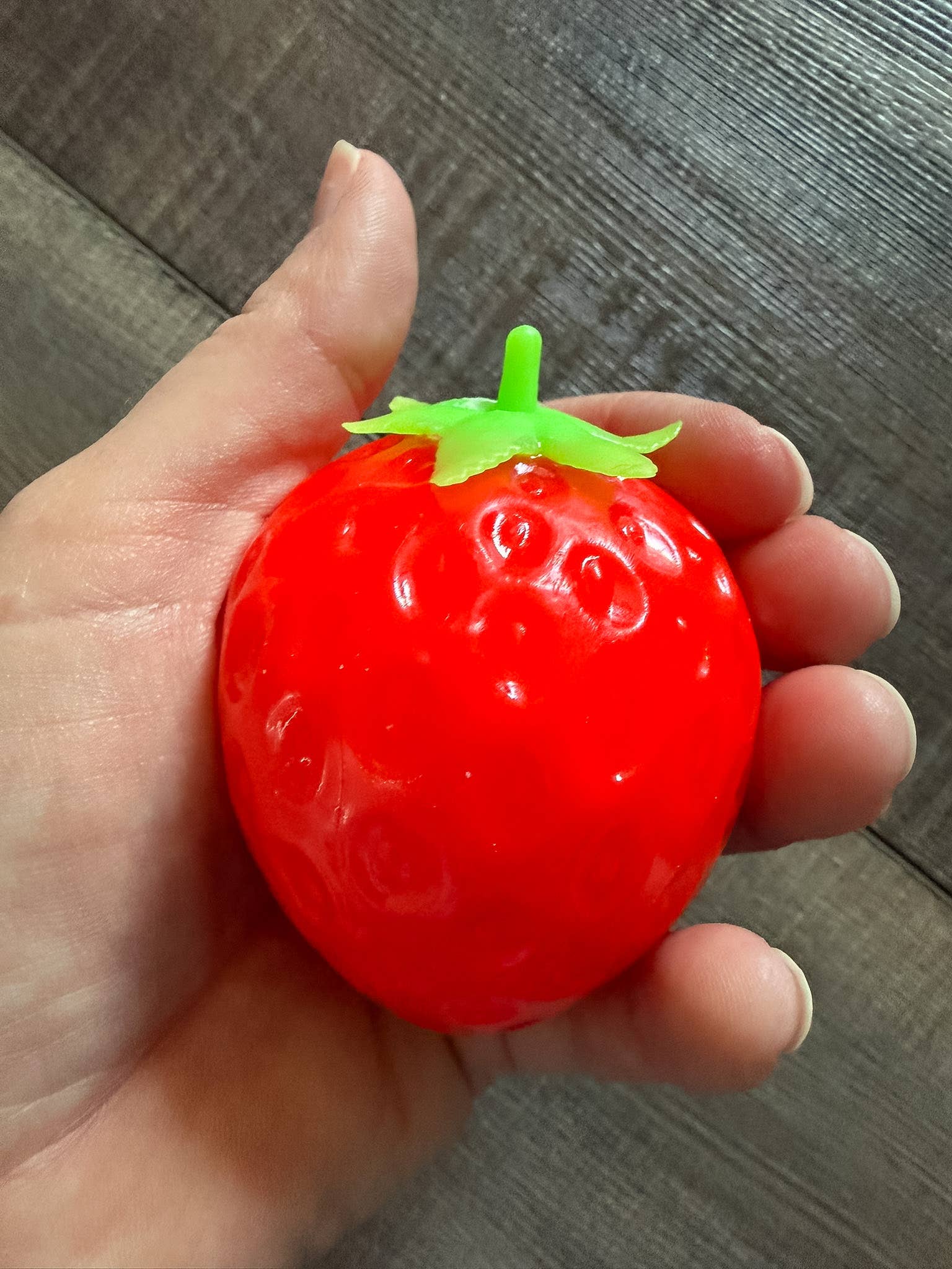 SQUISHY STRAWBERRY STRESS TOY