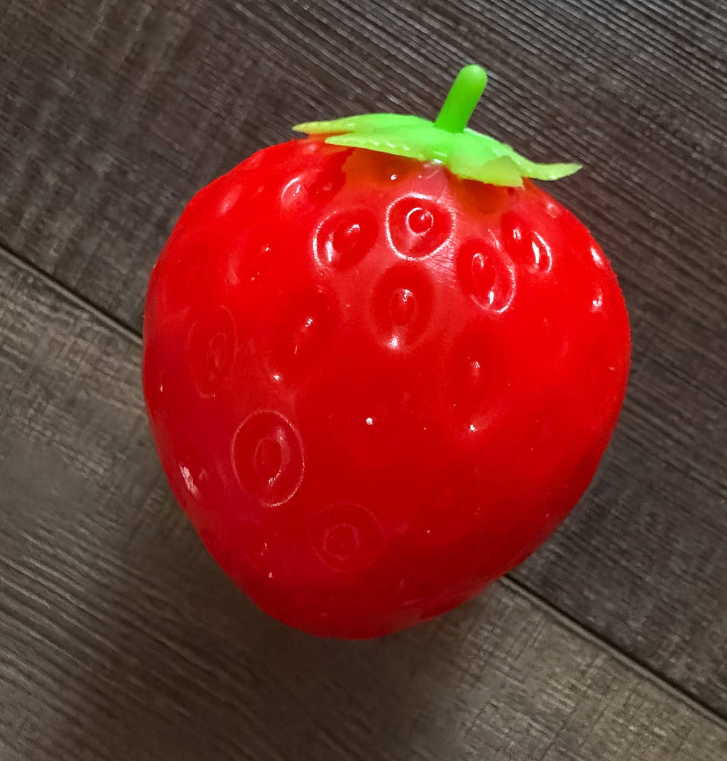 SQUISHY STRAWBERRY STRESS TOY