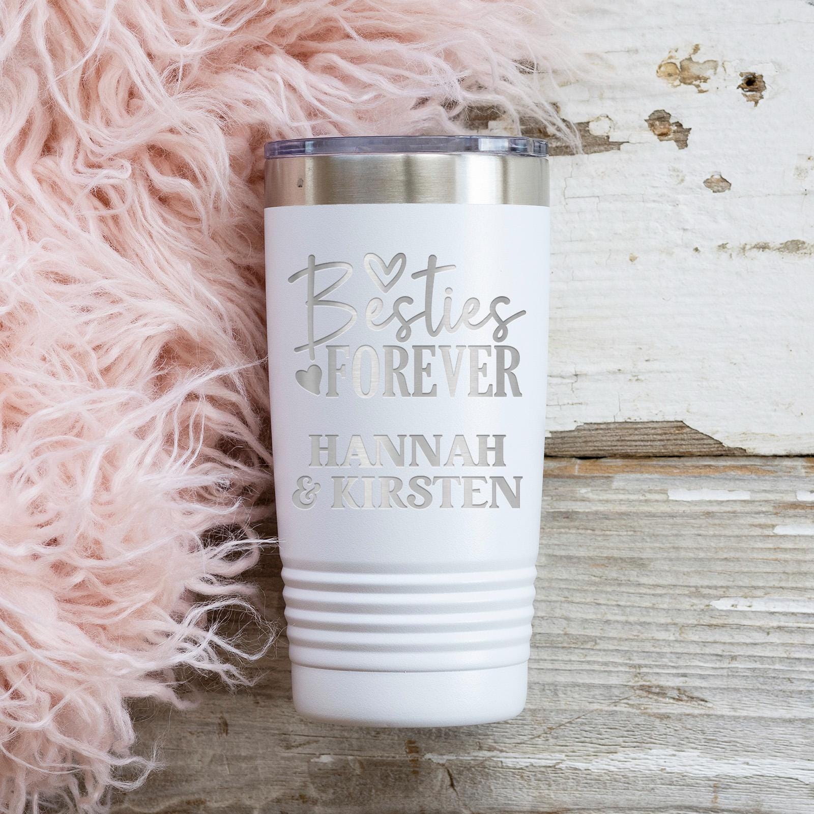 Personalized Travel Tumbler – Custom Friendship Gift | Double Wall Insulated Mug