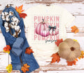 Pumpkin Season Pink Polka Dot - Tee