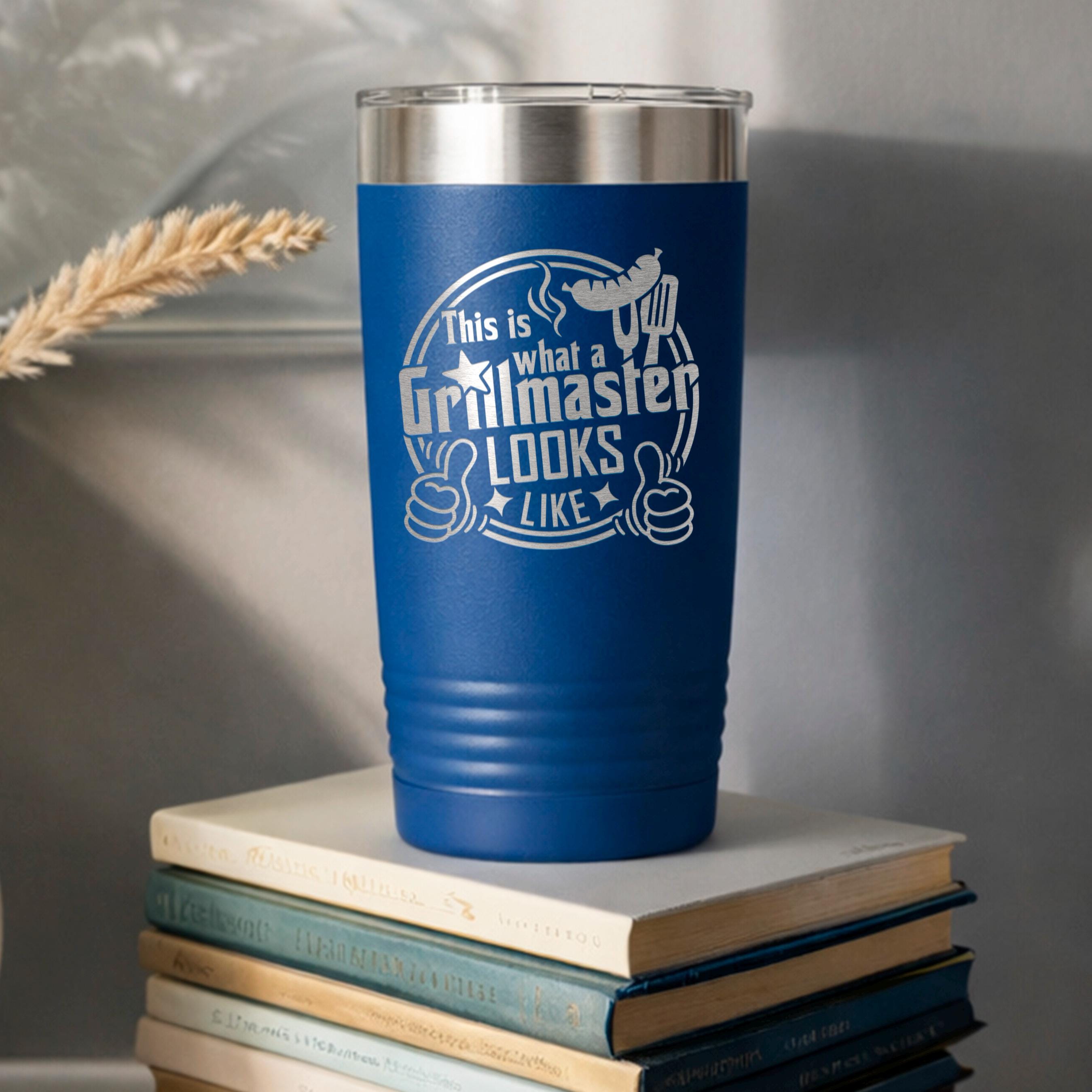 Grillmaster Tumbler - Insulated Stainless Steel Double Wall Tumbler For BBQ Gift