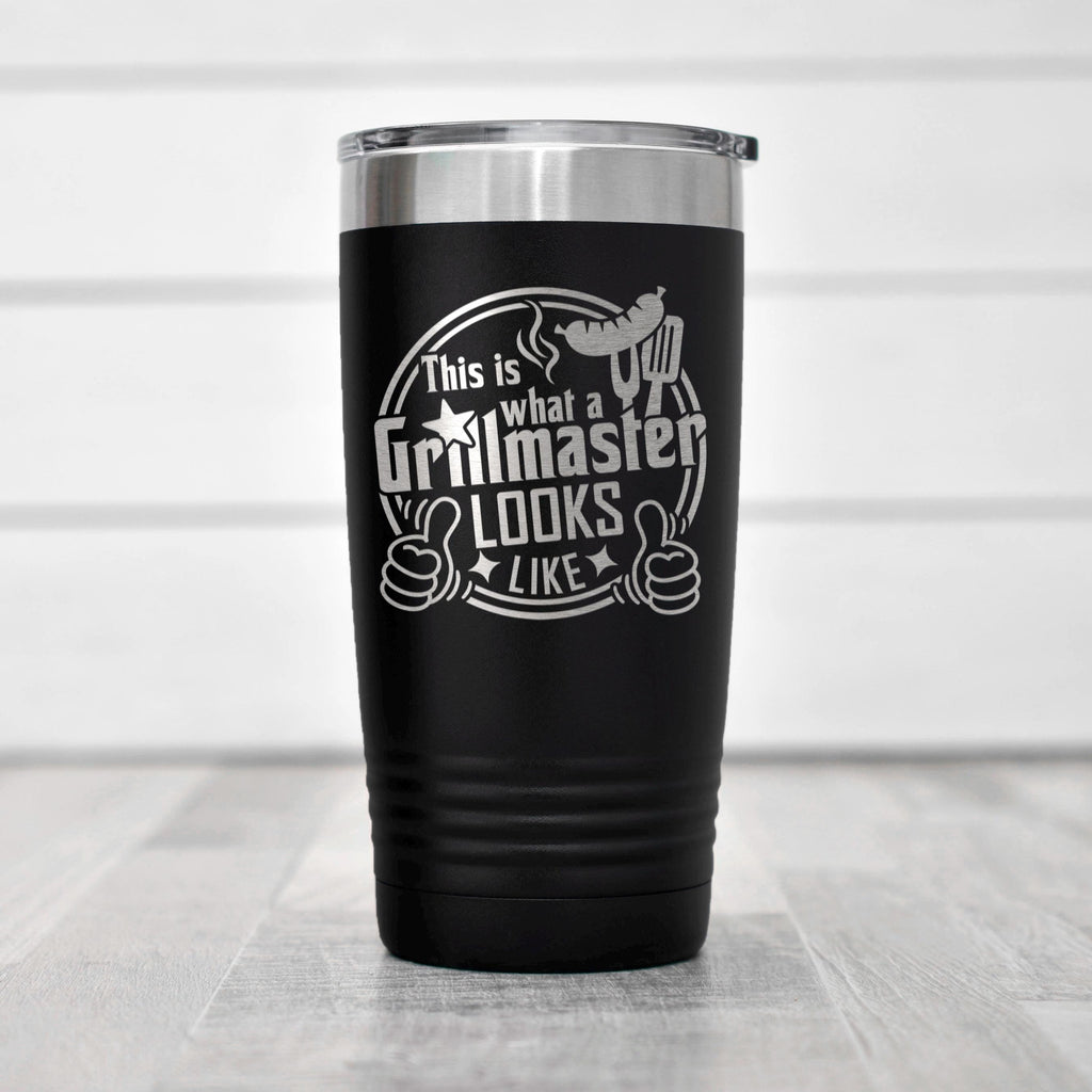 Grillmaster Tumbler - Insulated Stainless Steel Double Wall Tumbler For BBQ Gift