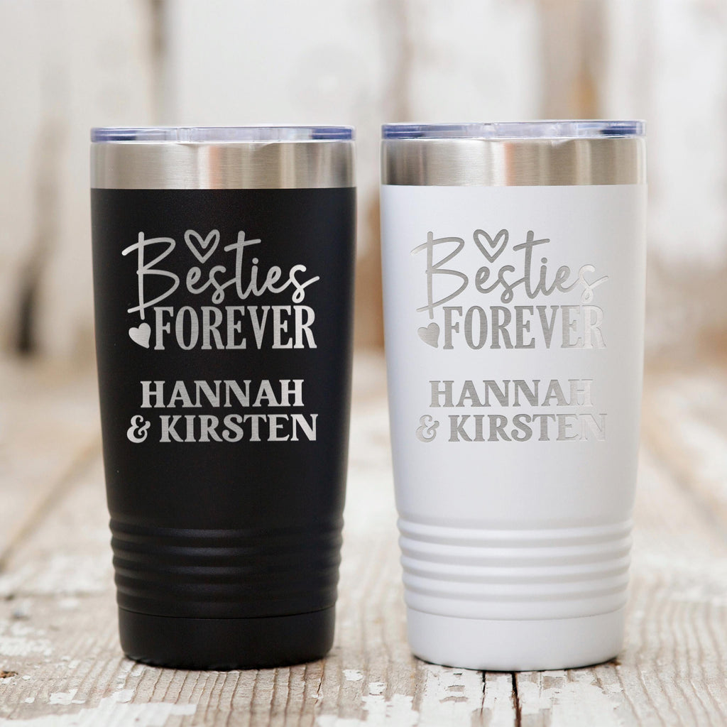 Personalized Travel Tumbler – Custom Friendship Gift | Double Wall Insulated Mug