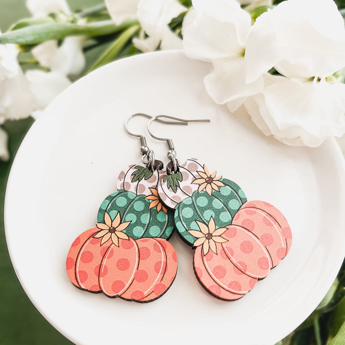 Adorable Fall Pumpkin Earrings