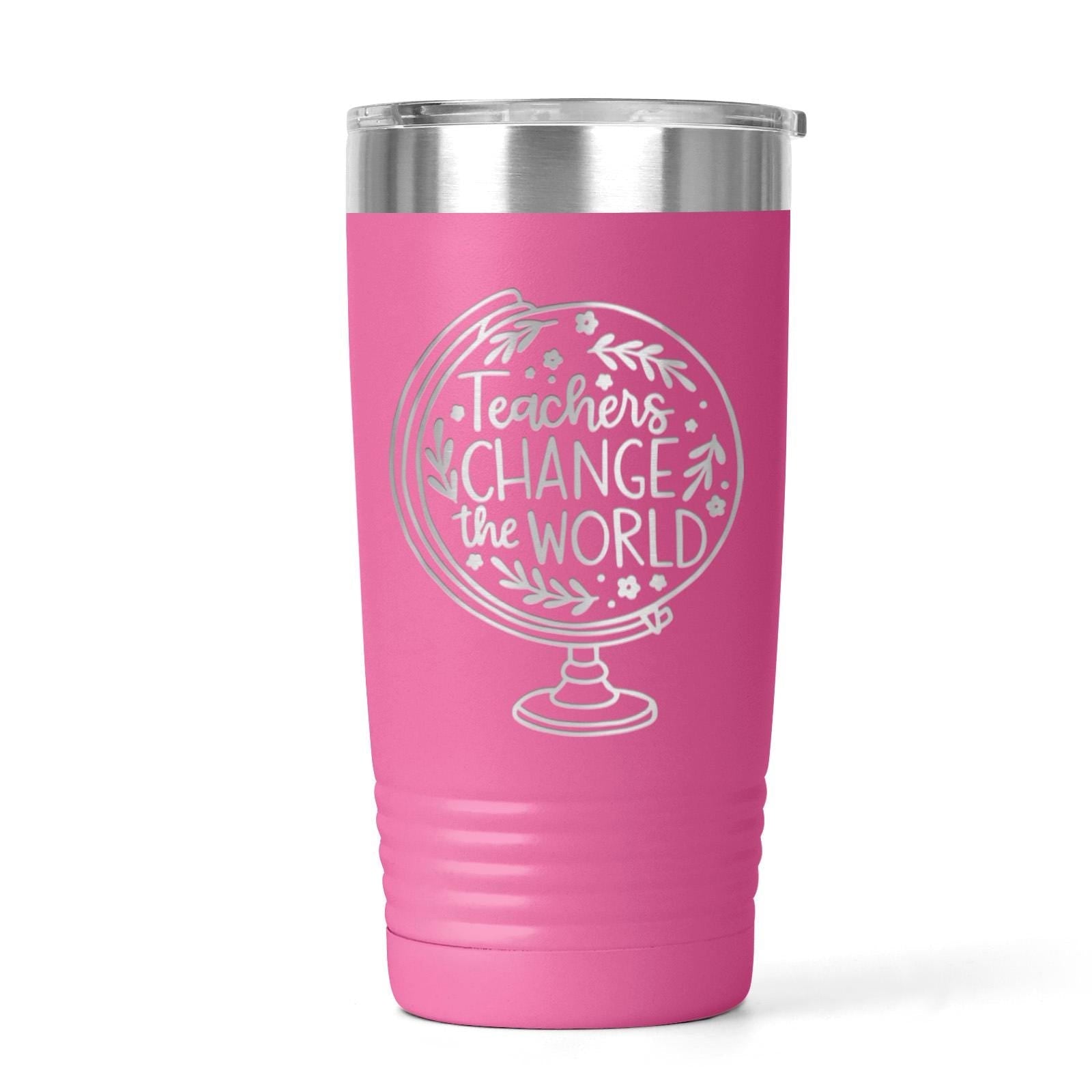 Teachers Coffee Tumbler - Double Wall Mug | Insulated Travel Cup, Durable Reusable Cup