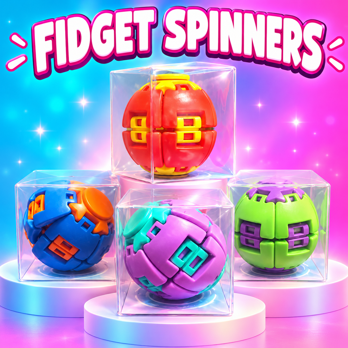 MULTI-COLOR FIDGET SPINNERS | YOU CHOOSE THE COLOR YOU WANT!