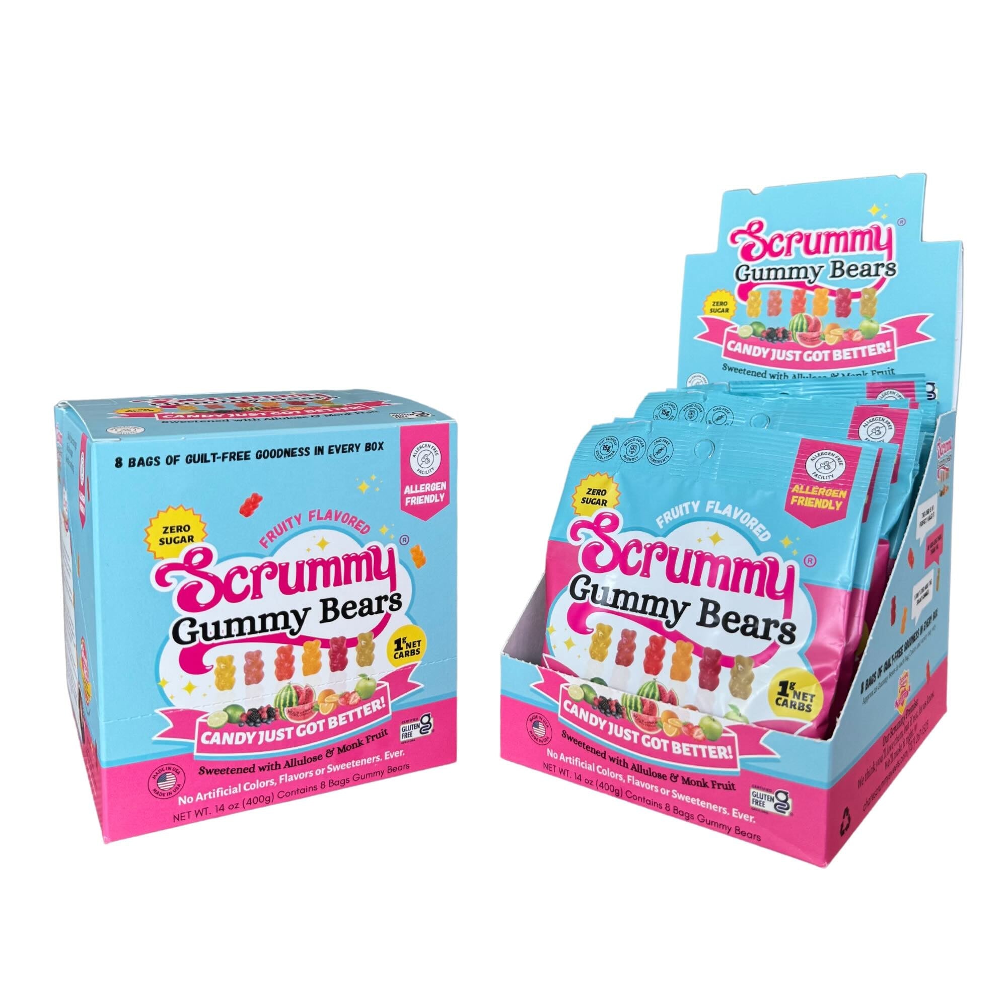 SWITCH® Scrummy Gummy Bears 8-ct Box 1.8oz Bags