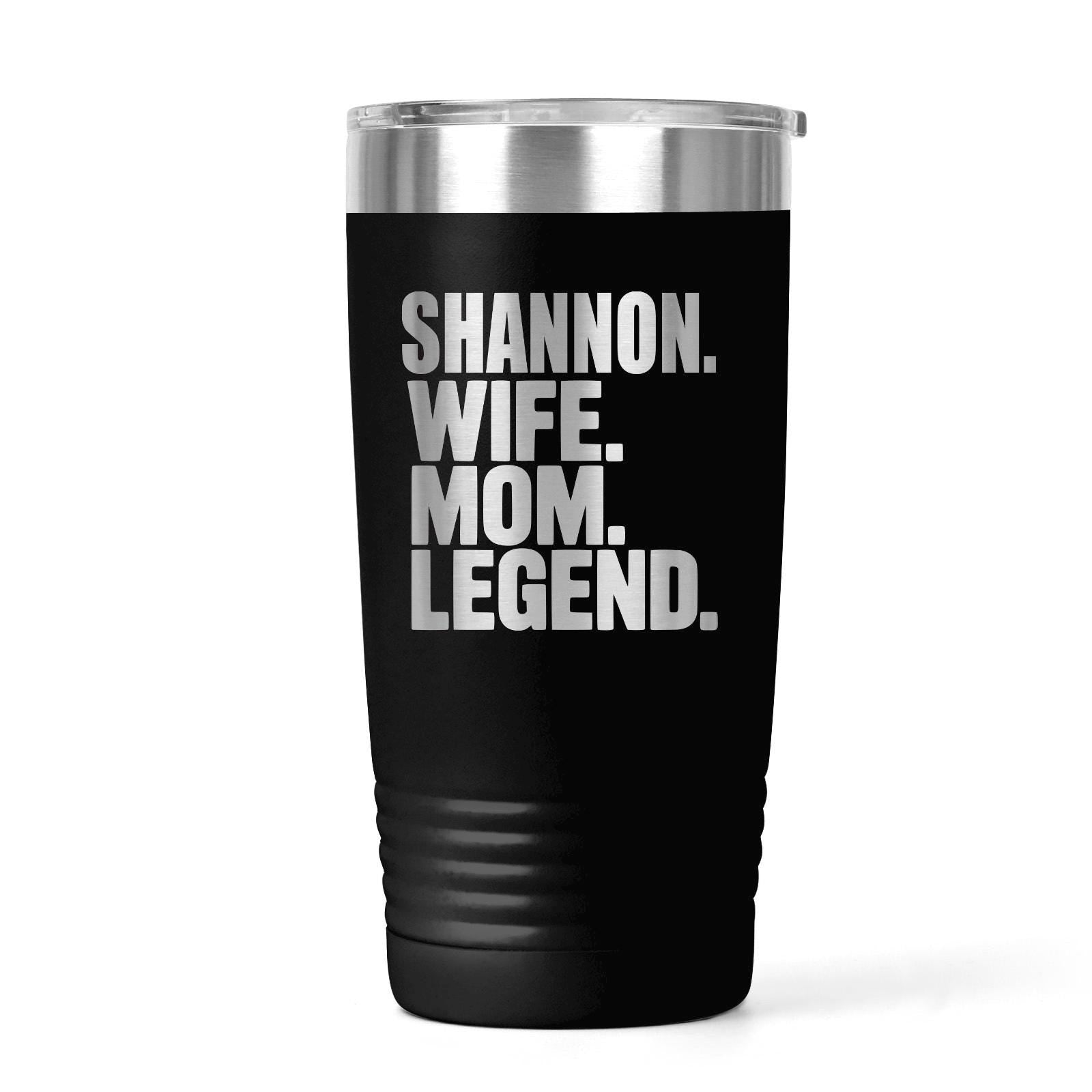 Personalized Stainless Steel Tumbler - 20 oz Double Wall Insulated Drinkware