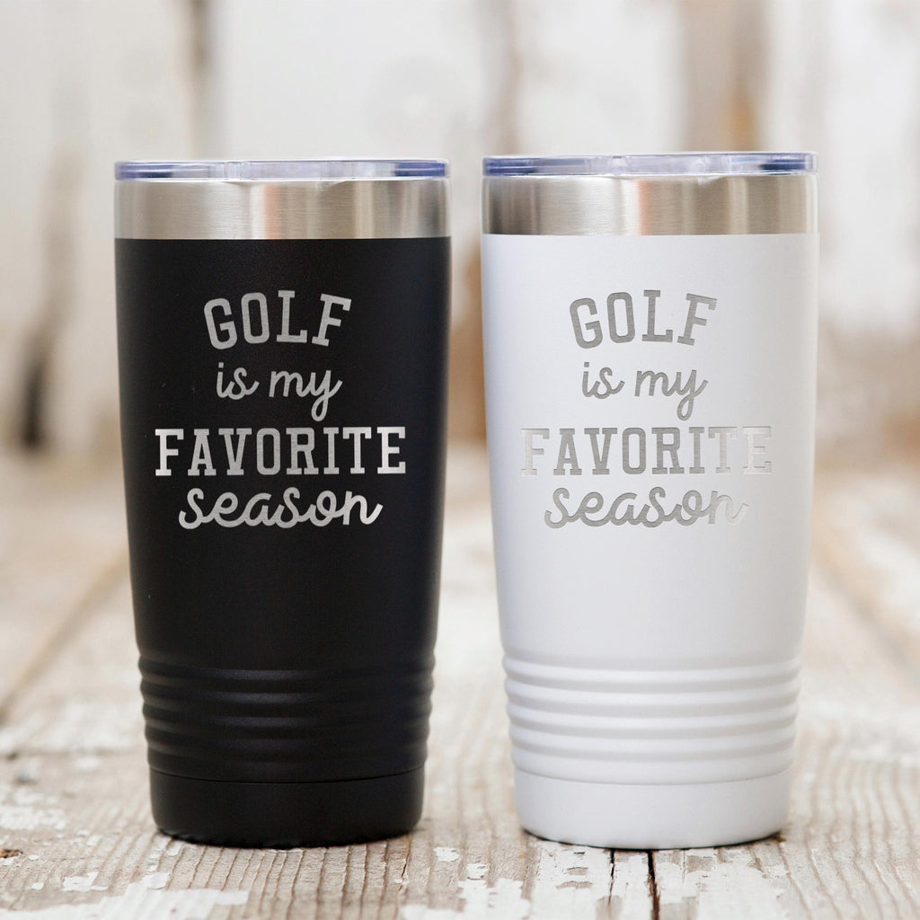 Golf Tumbler - Insulated Travel Mug 20 oz | Double Wall Stainless Steel Cup