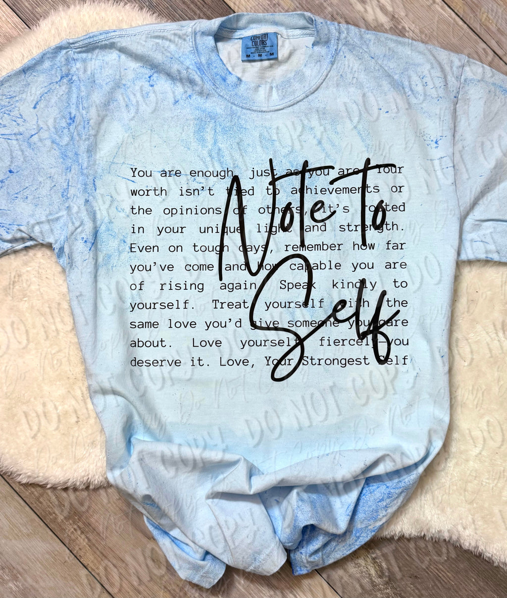 Note To Self || Tee