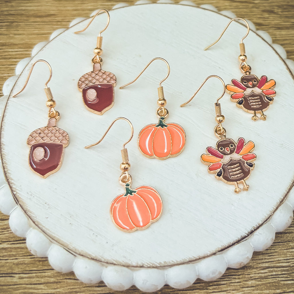 Little Things Fall Earring Set