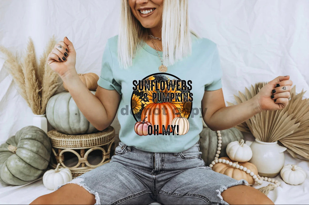 Sunflowers & Pumpkins Oh My! Tee