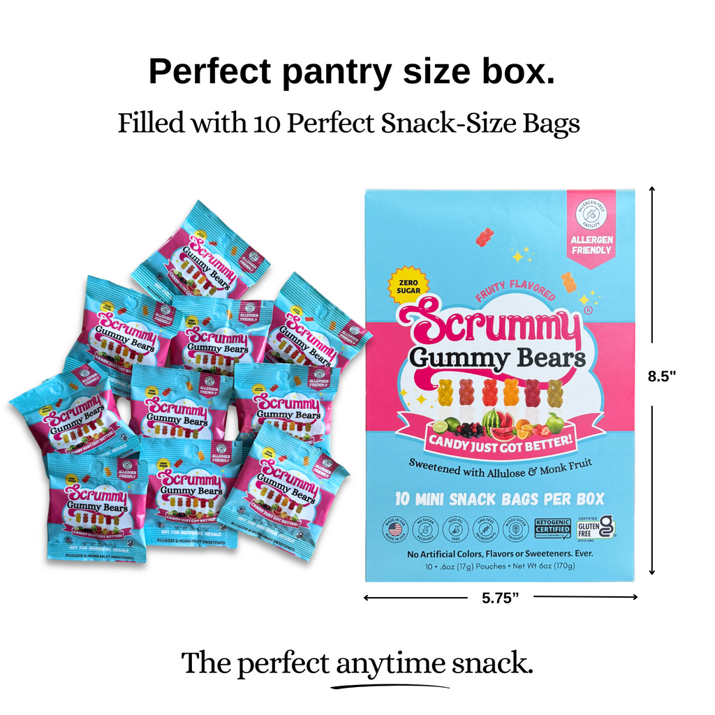 SWITCH® Scrummy Gummy Bears 10-ct Snack Pack of Mini Bags