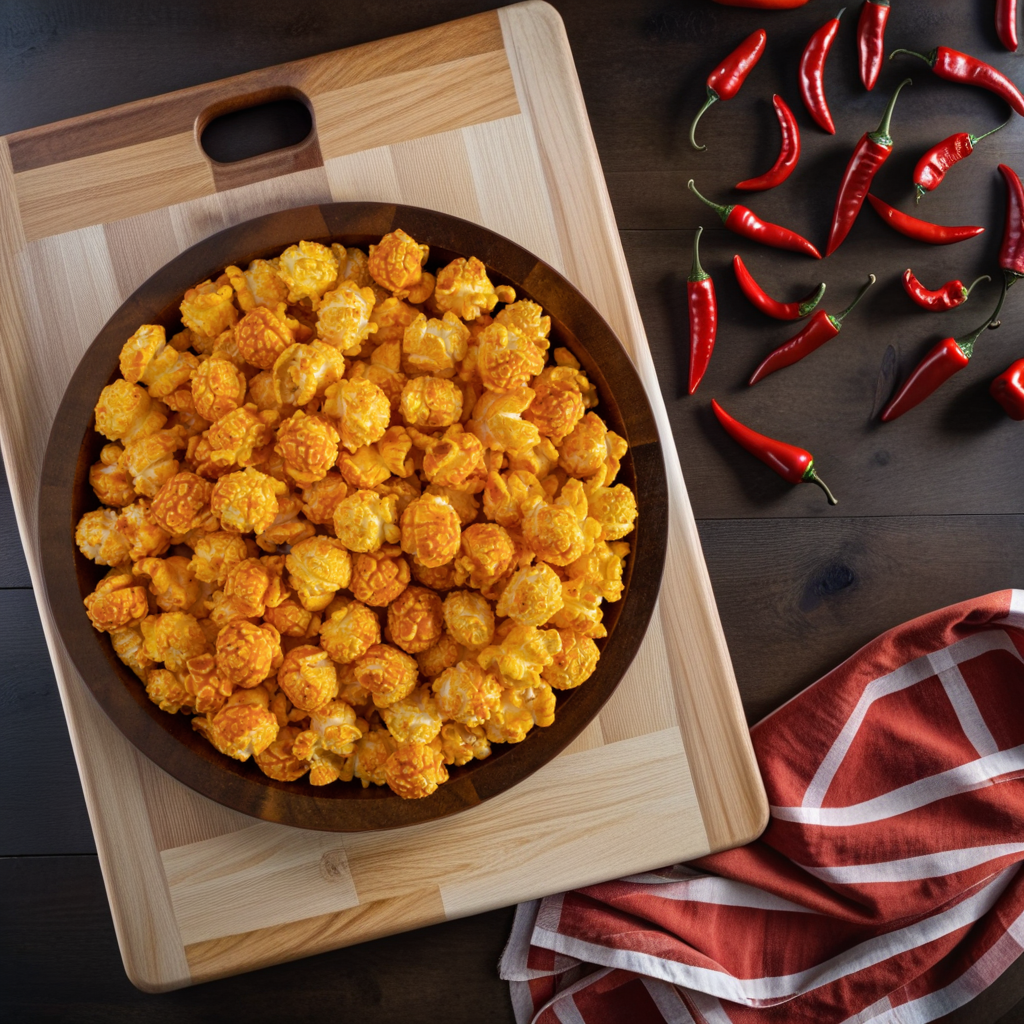 Large Gourmet Buffalo Cheddar Popcorn Bag