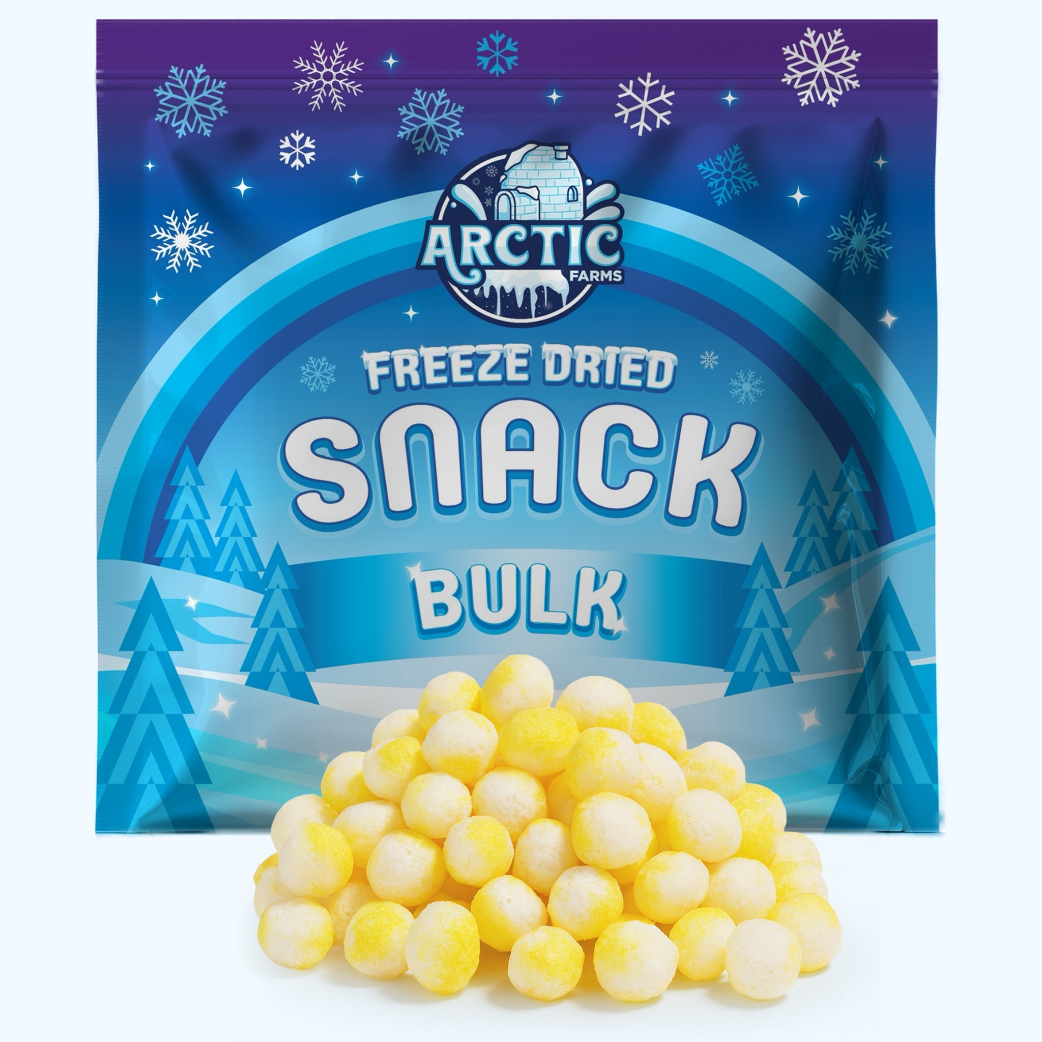 Freeze Dried Lemon Puffs Candies