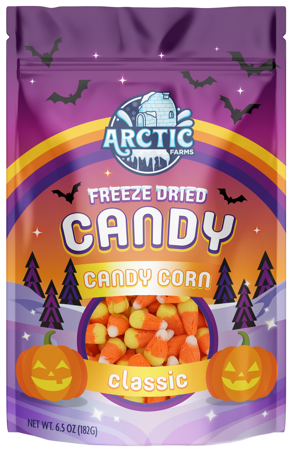 Freeze Dried Candy Corn Halloween Edition