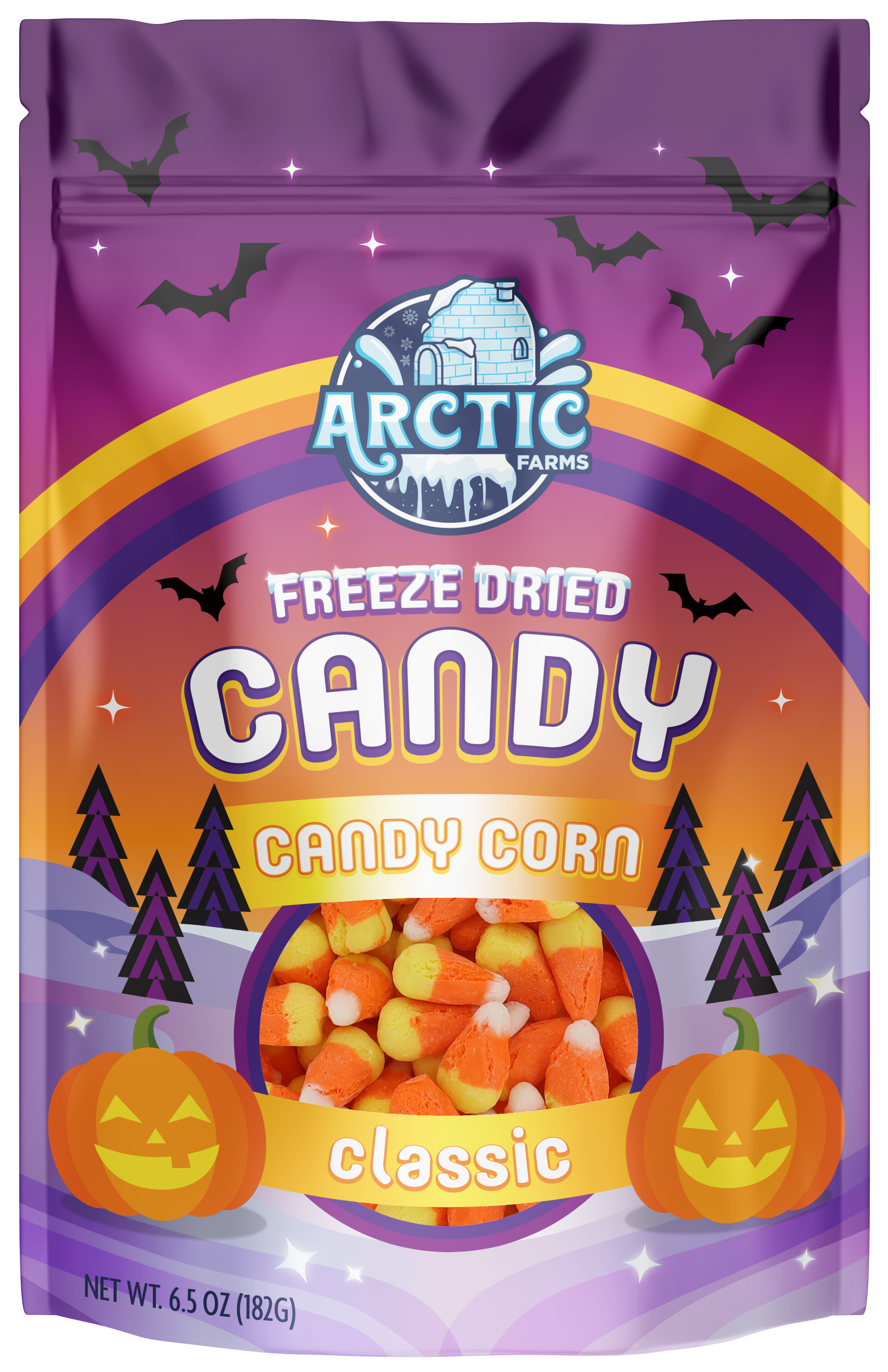 Freeze Dried Candy Corn Halloween Edition