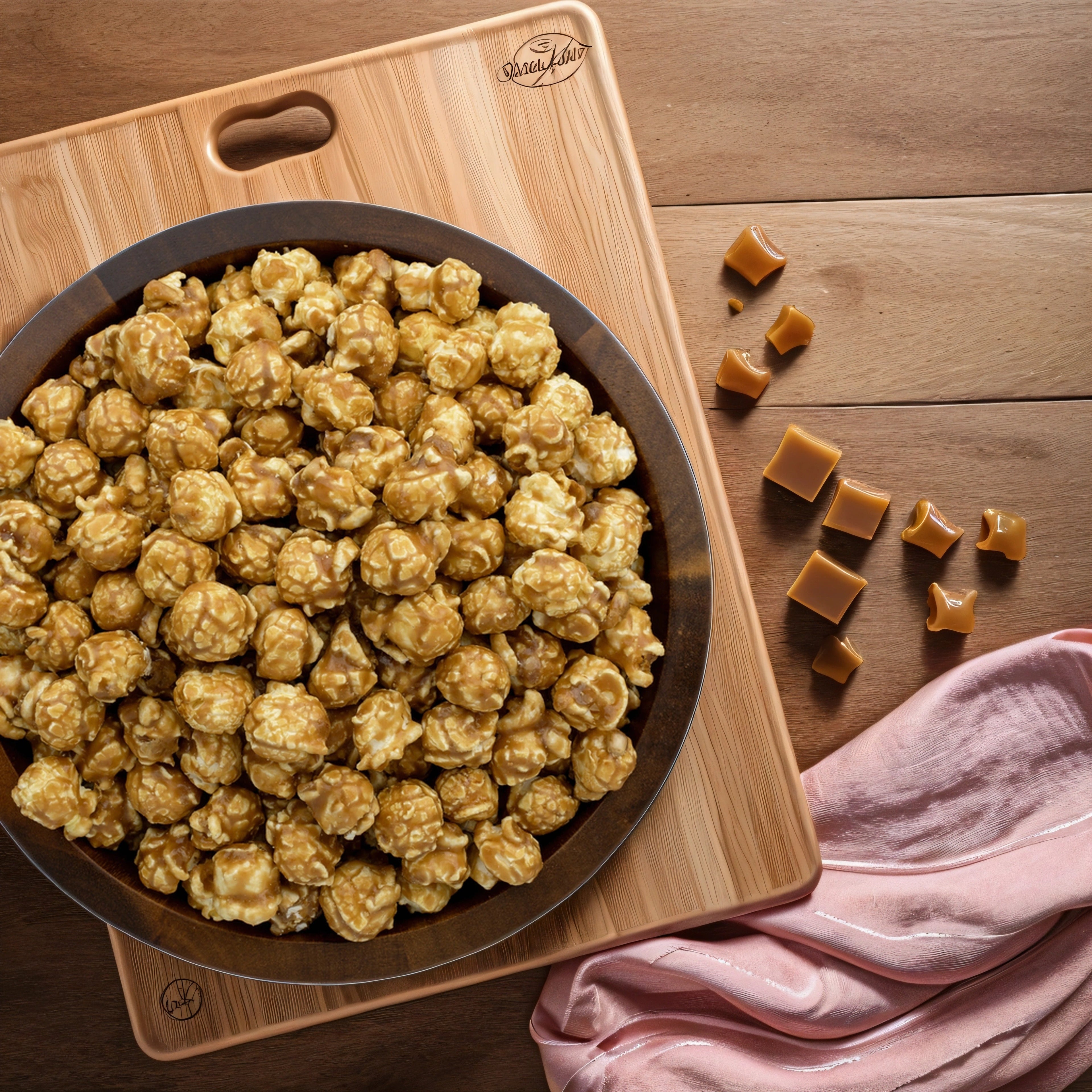 Large Gourmet Caramel Popcorn Bag
