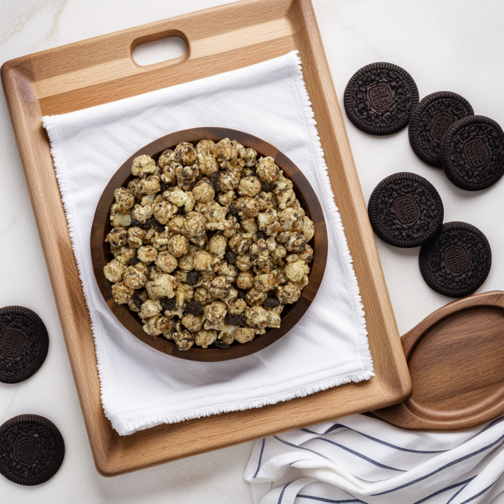 Large Gourmet Cookies & Cream Popcorn Bag