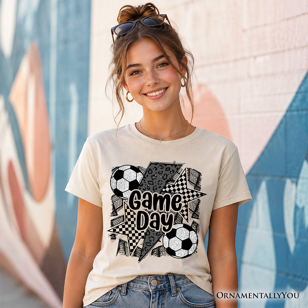Kids Soccer Game Day T-Shirt, Coquette Sports Youth Tee