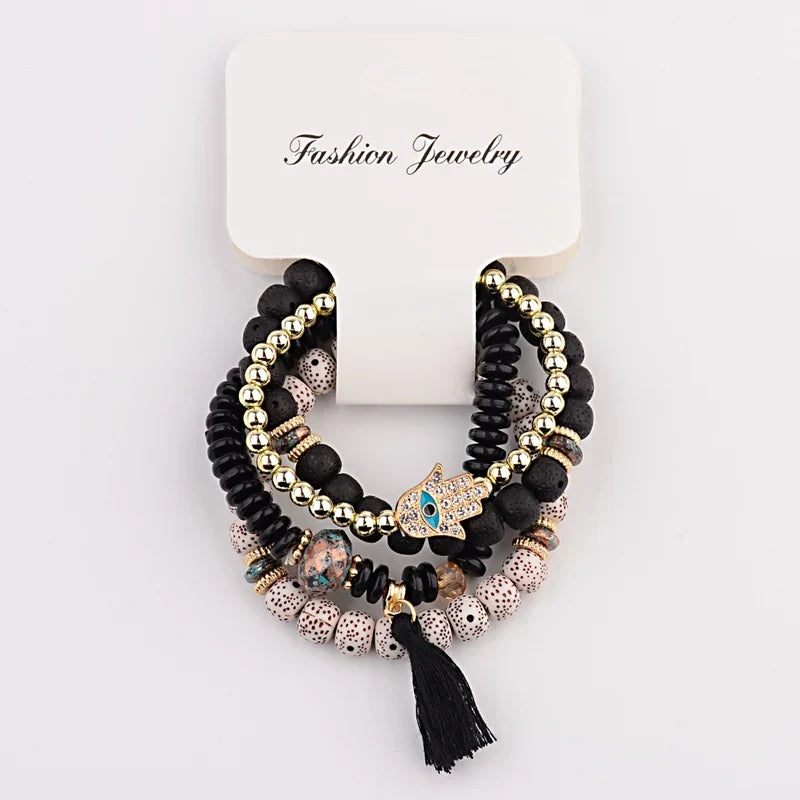 Vintage Bohemia Women Bracelets Set