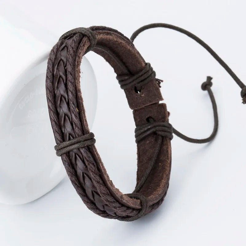 TYO Bracelets New Fashion Charm Leather Bangle Men's Bracelets Popular