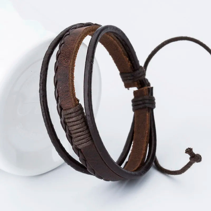 TYO Bracelets New Fashion Charm Leather Bangle Men's Bracelets Popular
