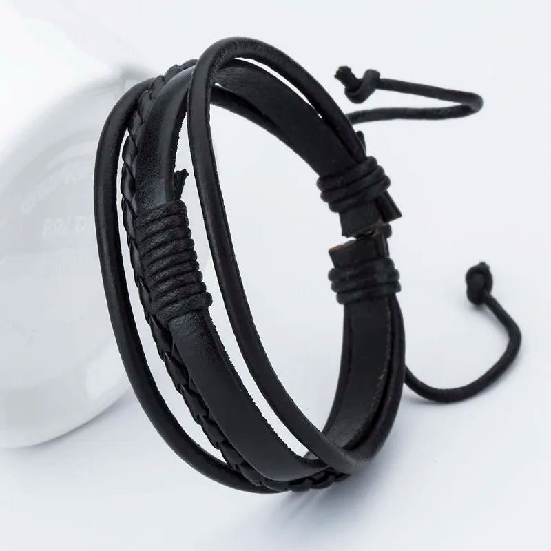 TYO Bracelets New Fashion Charm Leather Bangle Men's Bracelets Popular