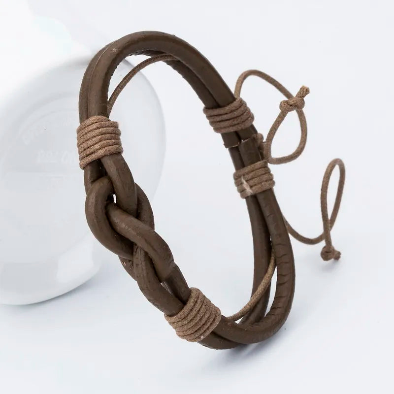 TYO Bracelets New Fashion Charm Leather Bangle Men's Bracelets Popular