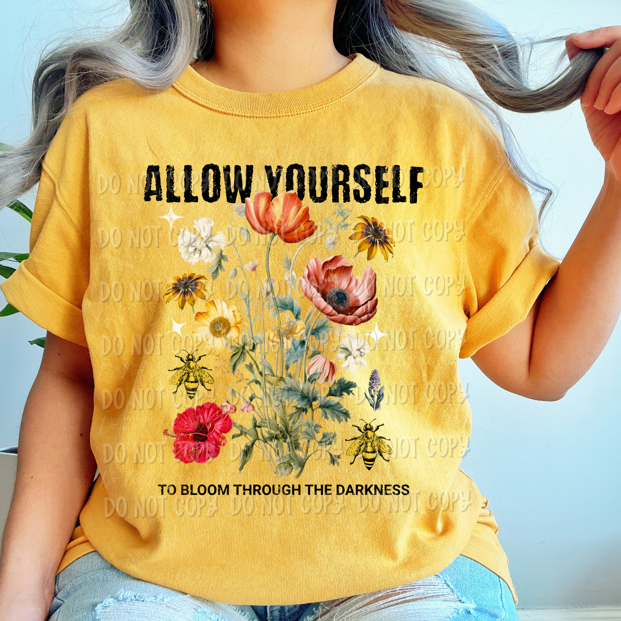 Allow Yourself To Bloom Through The Darkness || Tee