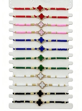 ADJUSTABLE FLEUR COLOR BRACELET | FITS MOST WRISTS OR ANKLE
