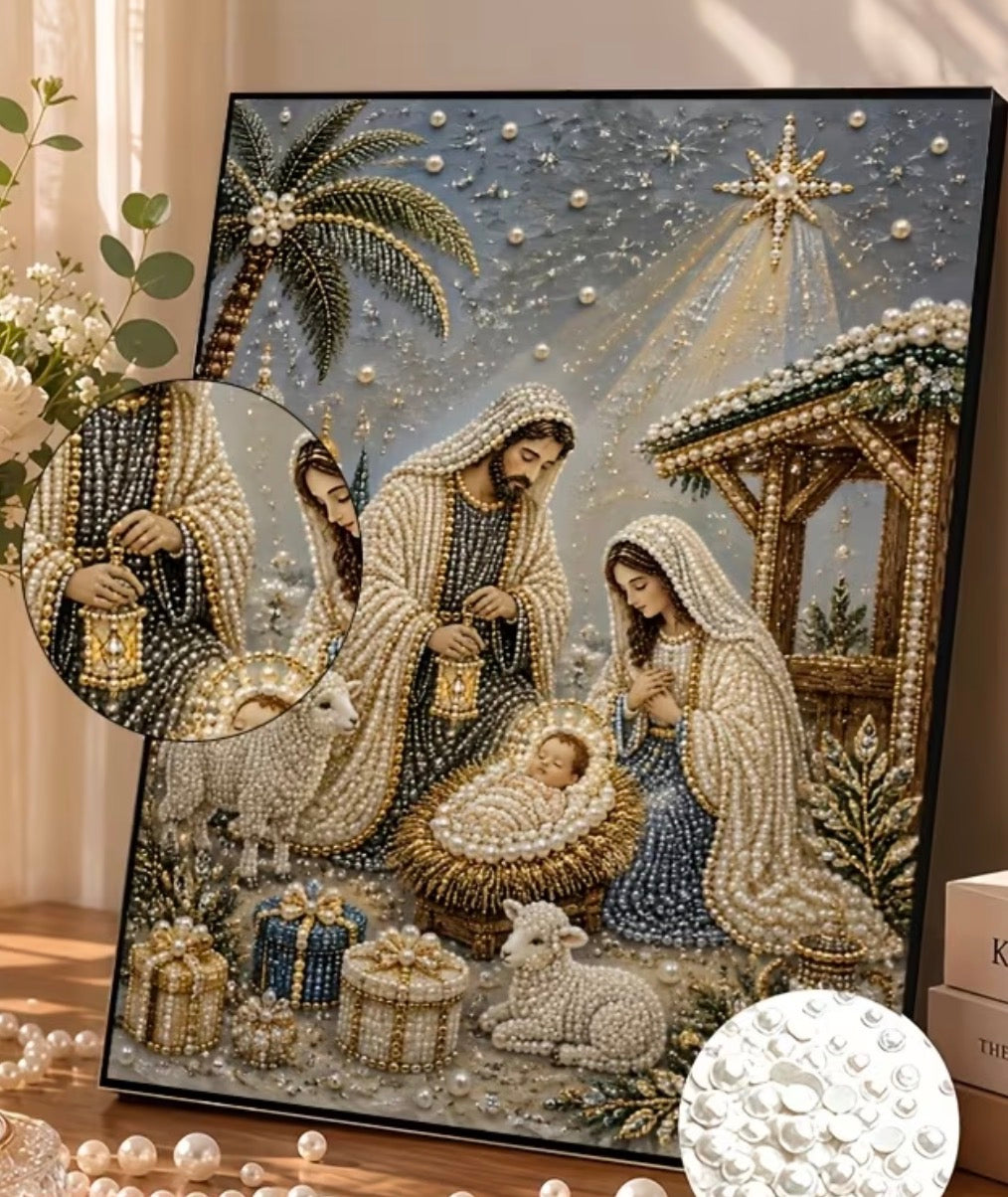 NATIVITY SCENE PEARL DIAMOND ART KIT | SUCH A GREAT GIFT