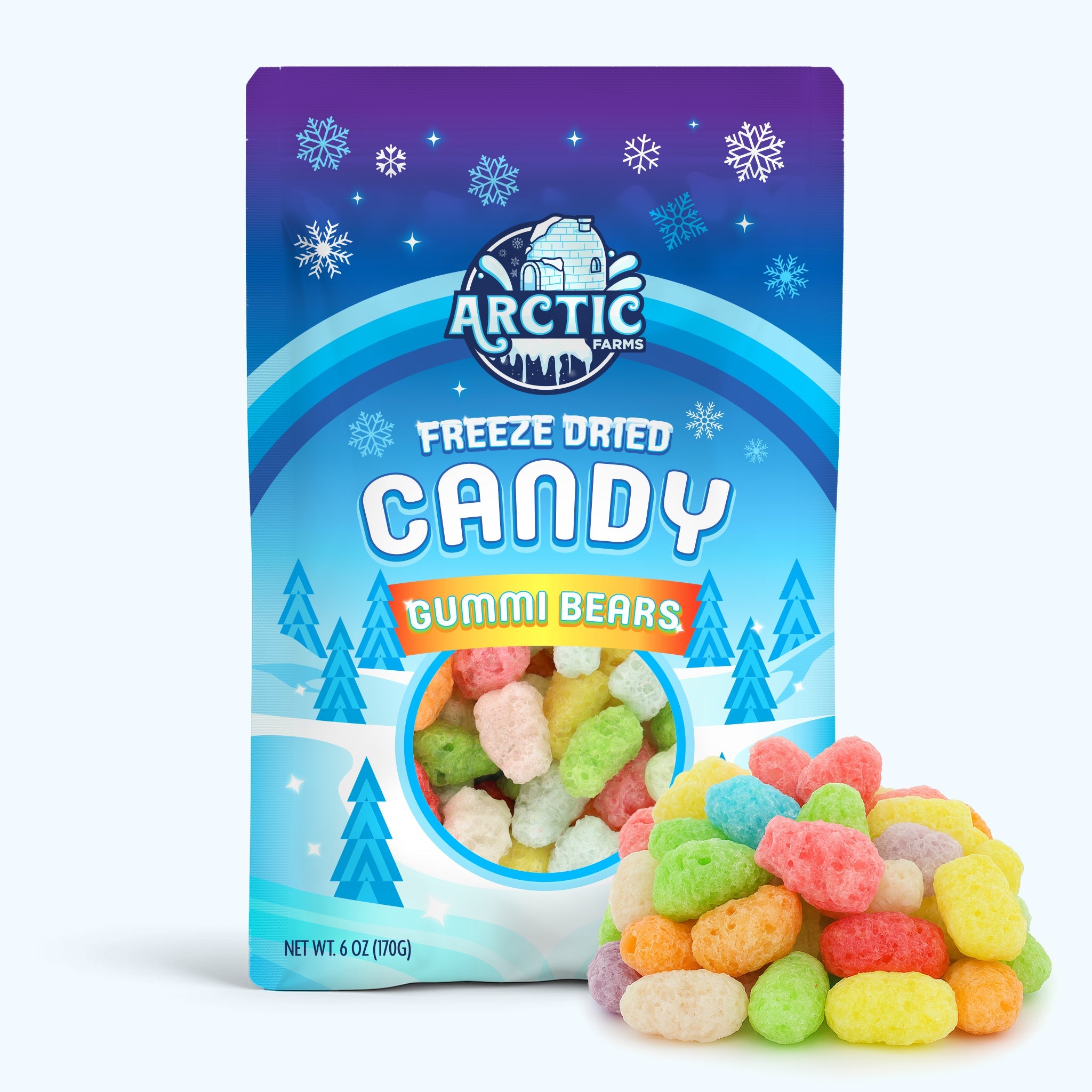 Freeze Dried Gummy Gummi Bears