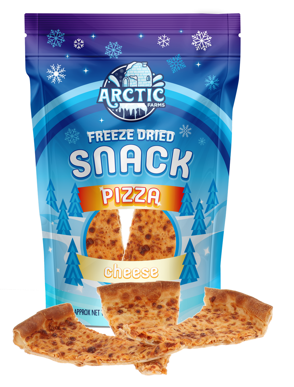 Freeze Dried Thin Crust Cheese Pizza Snack