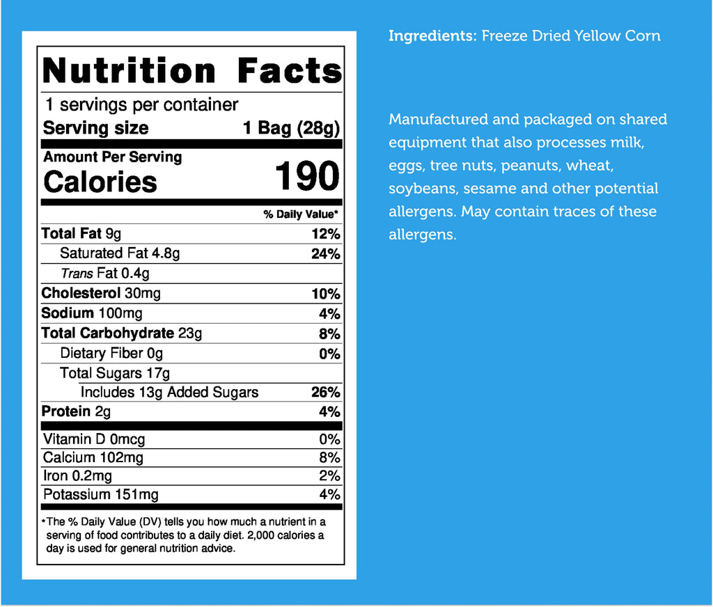 Freeze Dried Corn - Mexican Street Flavor