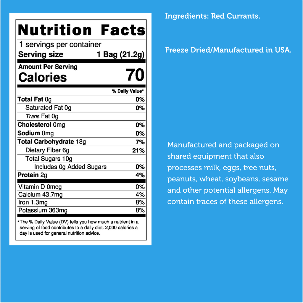 Freeze Dried Red Currant