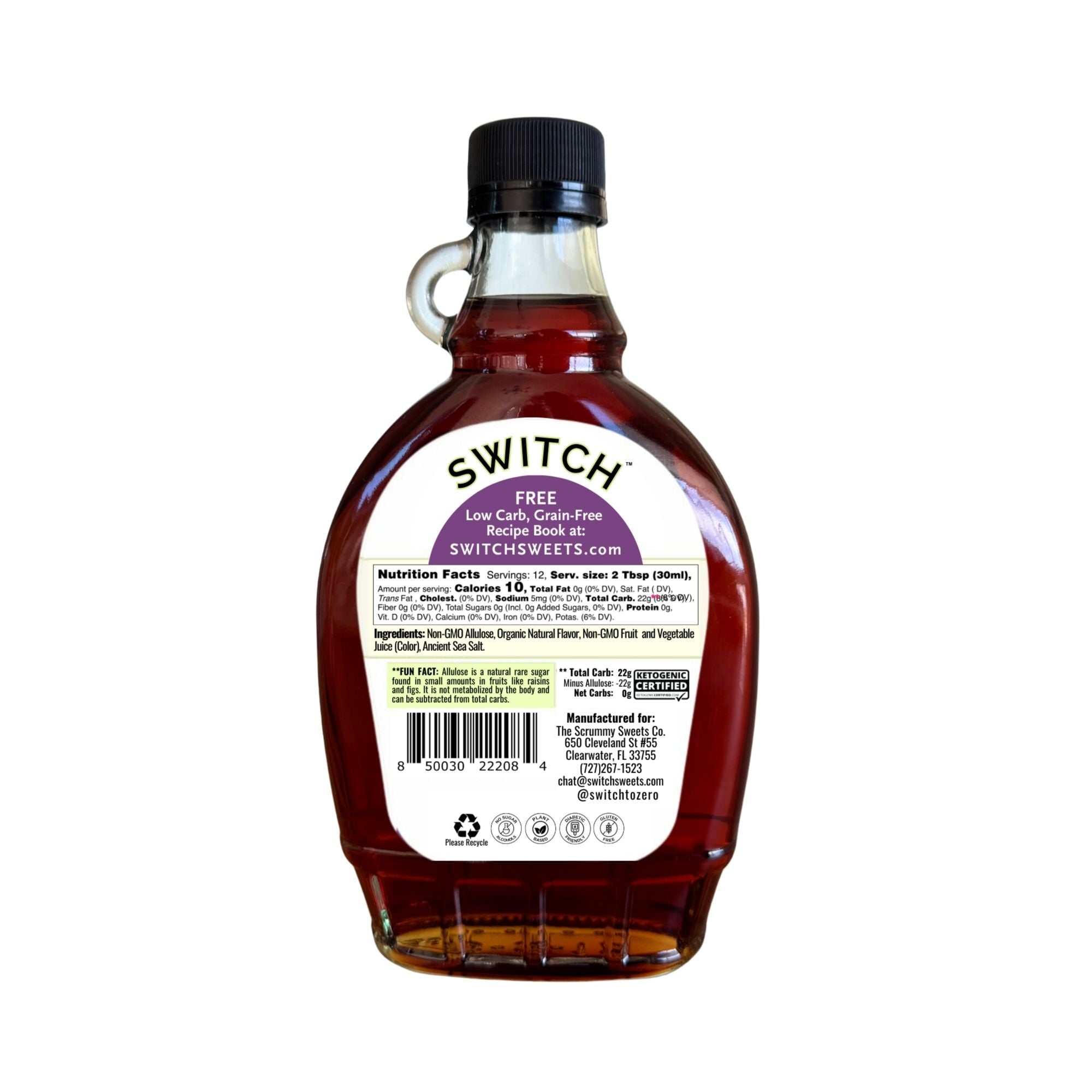 SWITCH® Sweet & Buttery Pancake Syrup 12oz