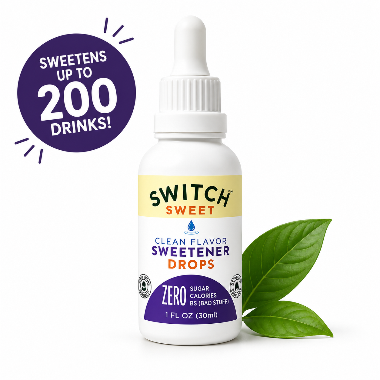 SWITCH® Sweetener Drops