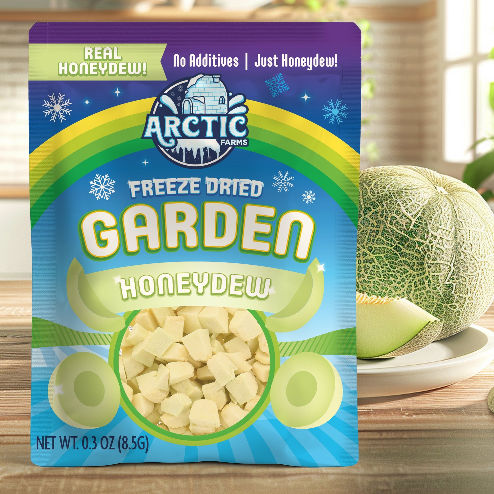 Freeze Dried Honeydew Melon