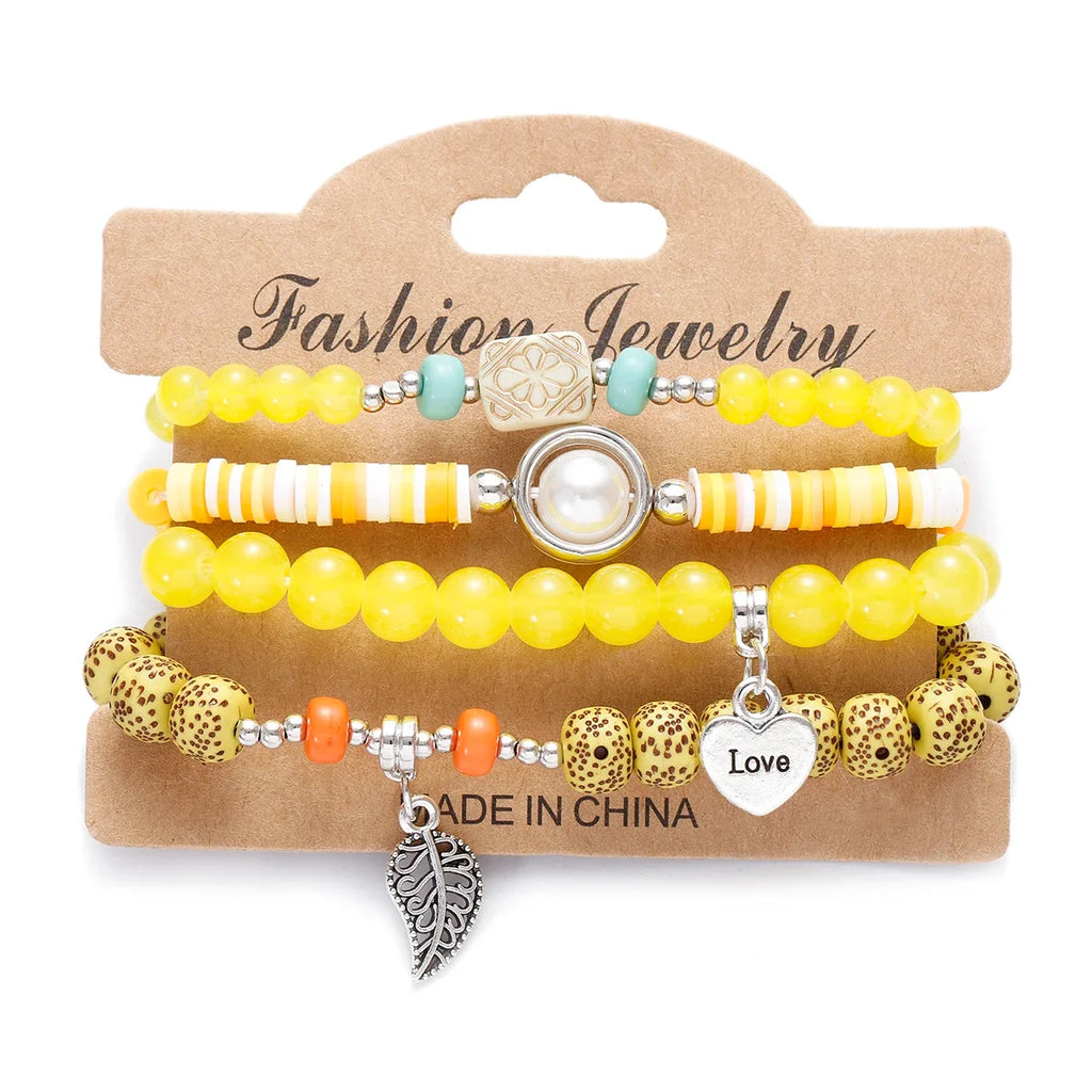 Vintage Bohemia Women Bracelets Set