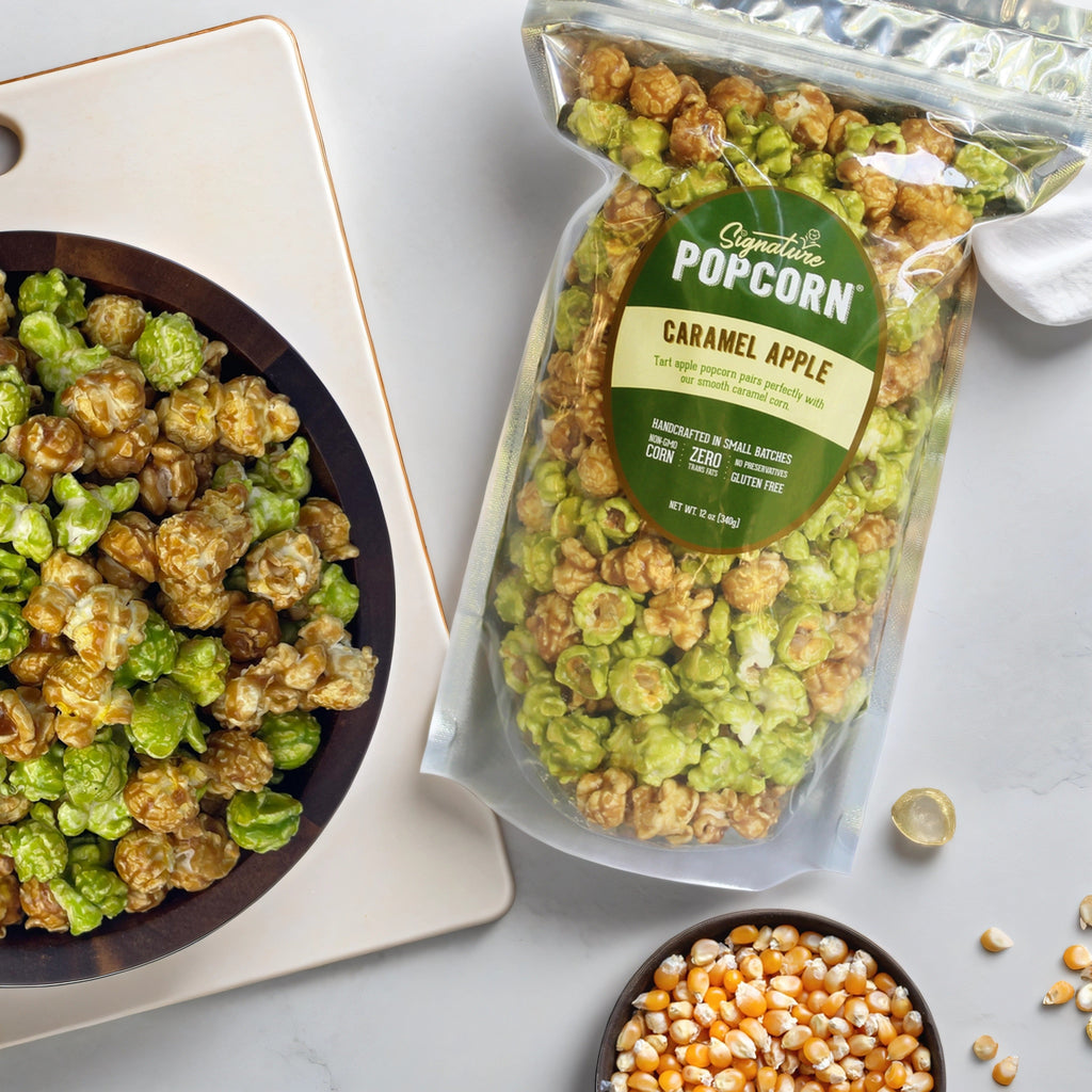 Large Gourmet Caramel Apple Popcorn Bag