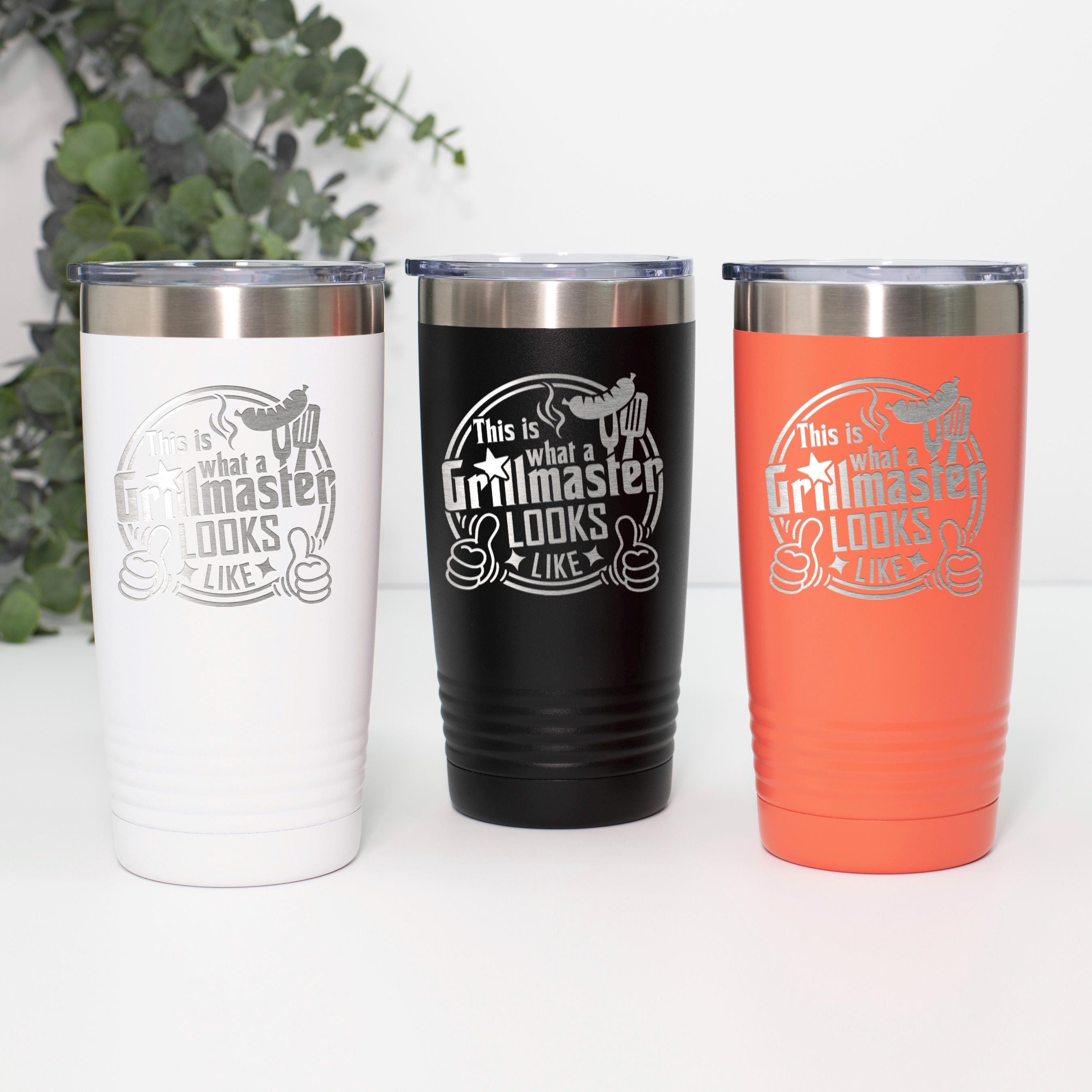 Grillmaster Tumbler - Insulated Stainless Steel Double Wall Tumbler For BBQ Gift